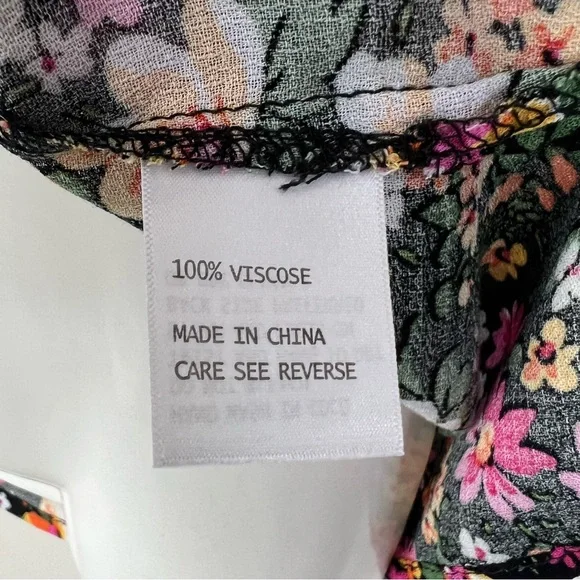 Cynthia Rowley Floral Top Cami Singlet Tank Multicoloured Flower Summer Size S - Picture 6 of 8